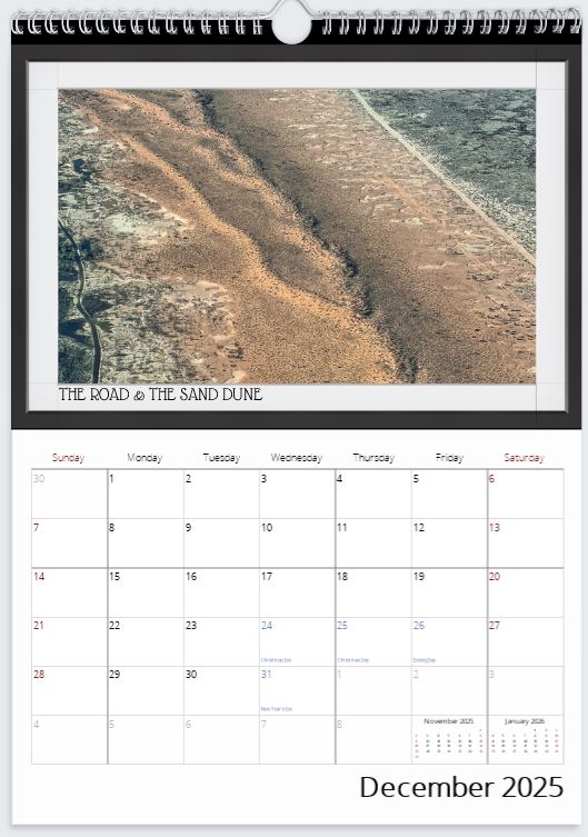 2025 Birdsville Calendar  (Queensland, Australia)