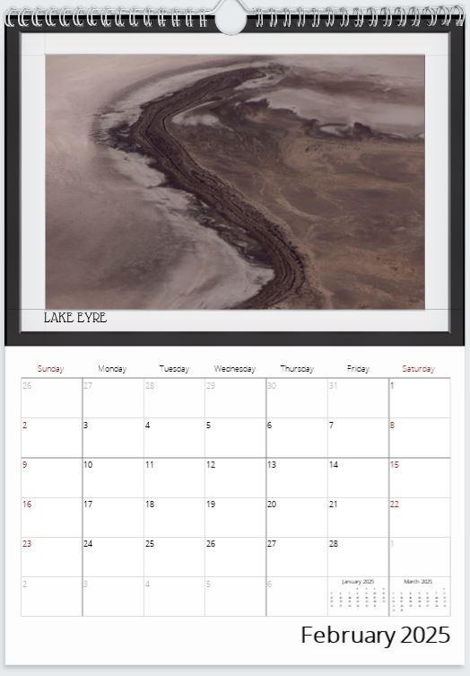 2025 Birdsville Calendar  (Queensland, Australia)