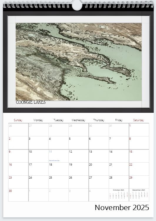 2025 Birdsville Calendar  (Queensland, Australia)